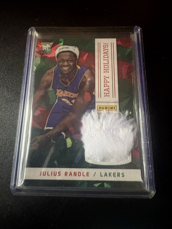 2024 JULIUS RANDLE Panini Happy holidays Santa Hat ROOKIE Cracked I’ve