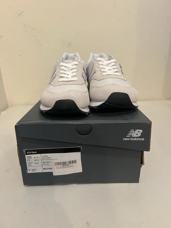 New Balance 574 Nimbus Cloud Blanco ML574EVW Hombre Talla 11.5 Nuevo Entrenador Clásico Foto 2 de 4