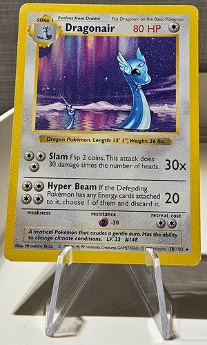 Dragonair 018/102 Base Set (Shadowless) Regular (LP)