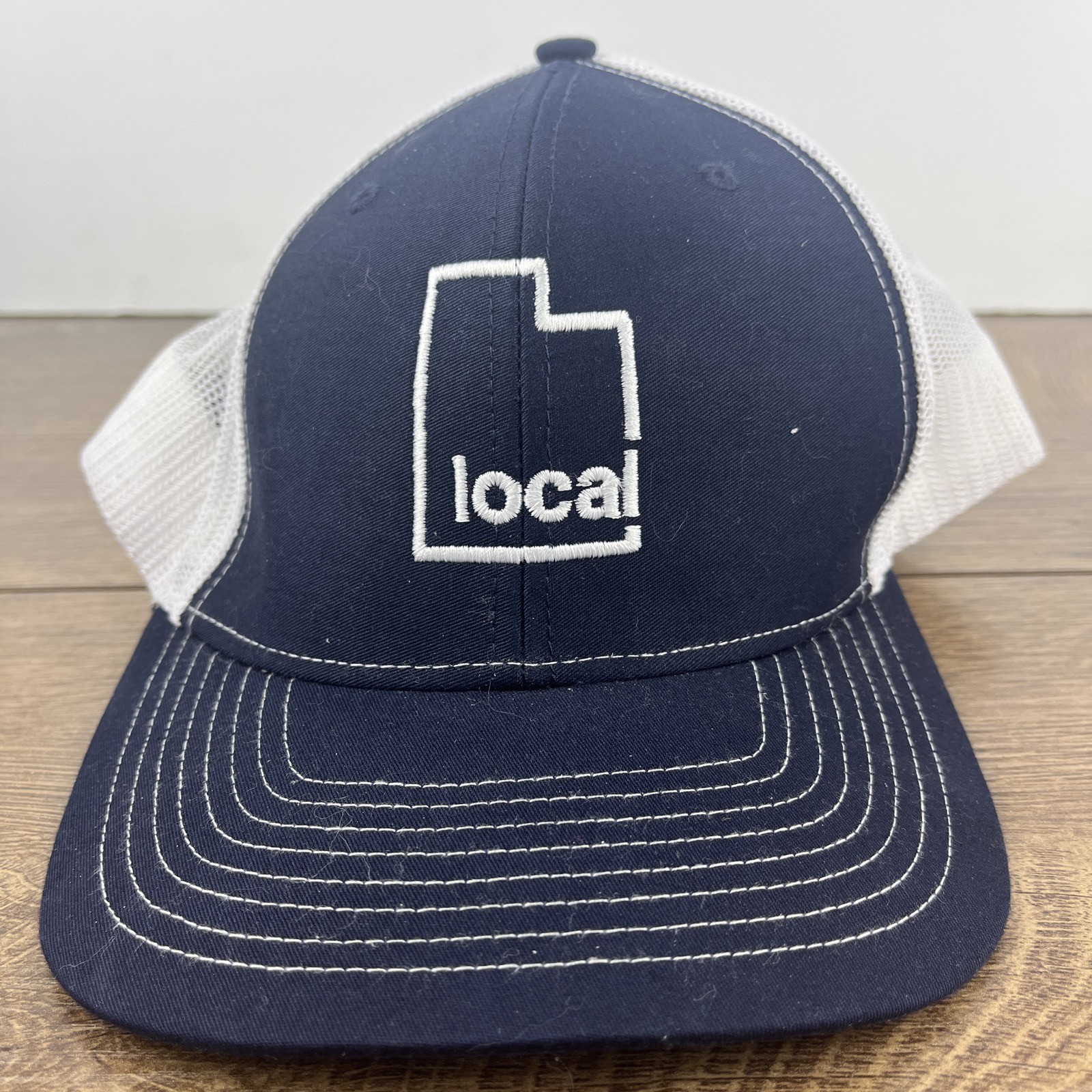 Local Snapback Hat Blue Hat Adjustable Adult Size… - image 1