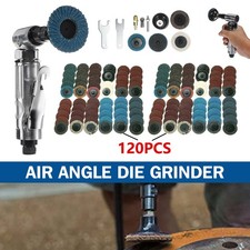 90 Degree 1/4" Air Angle Die Grinder Pneumatic Grinding Machine / 2" Discs Set
