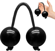 2 Pair Aslatua Shakers Kashaka Shaker Instrument, African Rhythmic Ball Hand Per