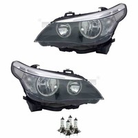 Scheinwerfer Set Rechts & Links H7/H7 FüR BMW 5Er Touring E61 E60 Inkl. Lampen