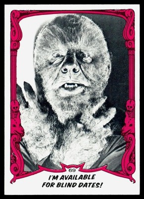 Available For Blind Dates 1980 Topps You'll Die Laughing Creature Feature #69