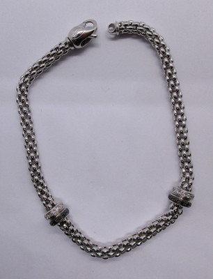 Fope Eka 18K Gold Diamond  Bracelet        8.25''            13.20 Grams