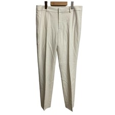 RALPH LAUREN PURPLE LABEL stretch wool pants, size 6, white Women USED