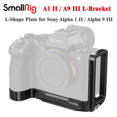 SmallRig L-Plate for Sony Alpha 1 II/9 III  Arca-Swiss, AirTag, Retractable Side