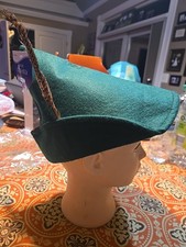 Felt Robin Hood Hat Adult Medieval Renaissance Peter Pan New With Tag