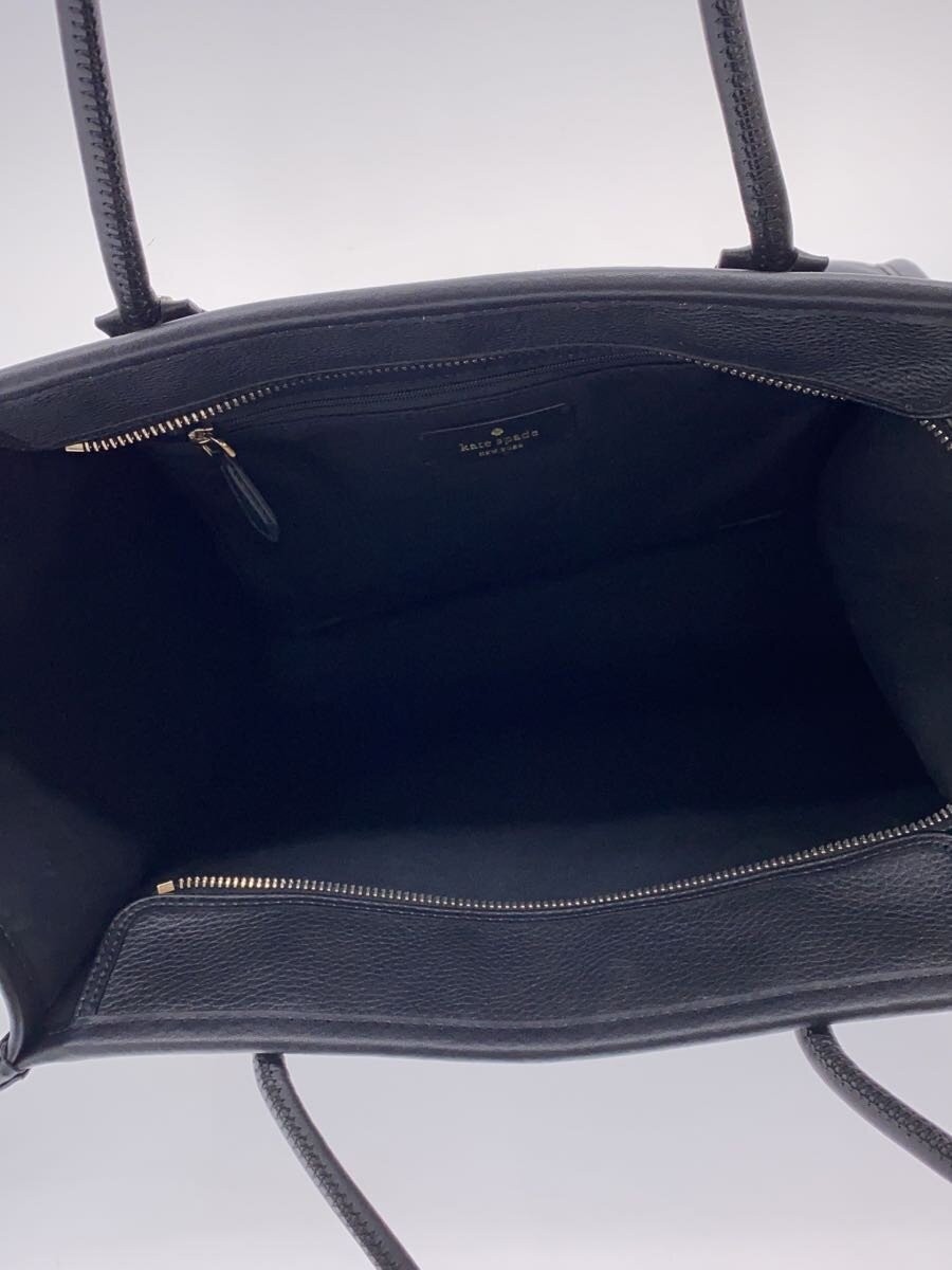 kate spade new york ella leather tote bag black thumbnail 6