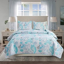 Quilt Set King Size Beach Quilt Set Bedding Summer Lightweight Quilt Bedspread