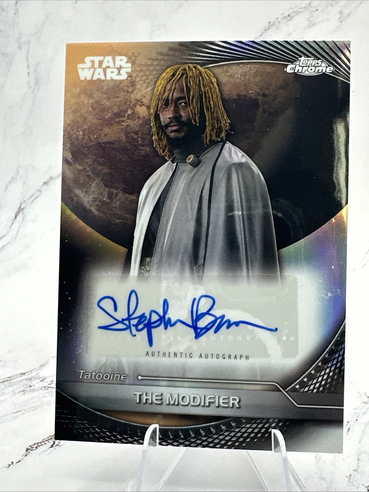 2025 Topps Star Wars Hyperspace Thundercat as THE MODIFIER Tattooine AV-THU Auto
