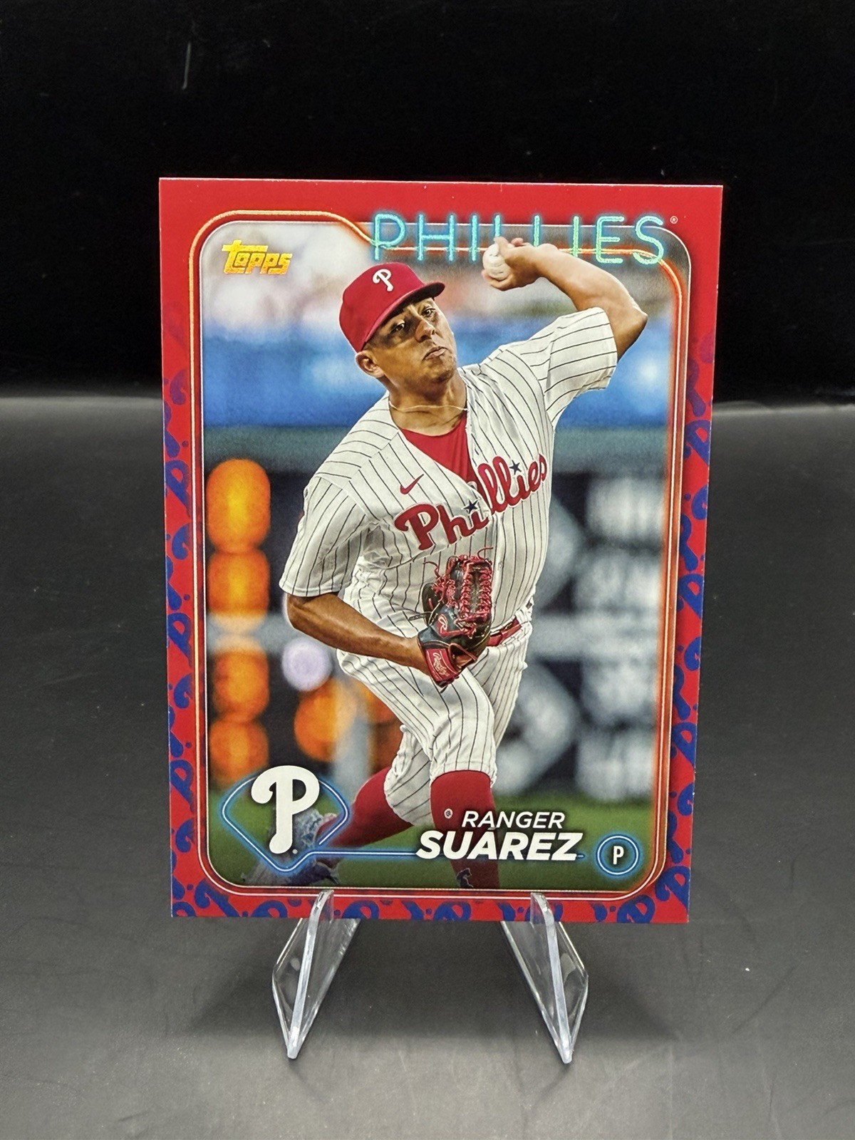 2024 Topps Series 1 - Ranger Suarez #229 Team Color Border
