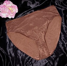 Vintage Delta Burke Size 9/2X Polyester Spandex Hi Cut Bikini Panties NWOT