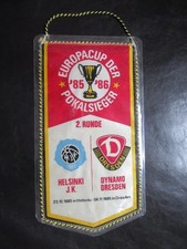 Wimpel Dynamo Dresden-HJK Helsinki,Cup der Pokalsieger 1985