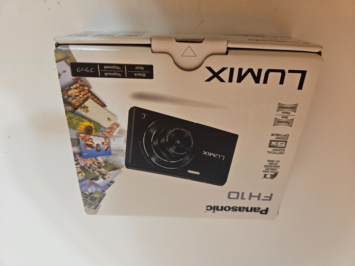 Panasonic LUMIX DMC-FH10 5x 16.1MP Compact Digital Camera Black | eBay