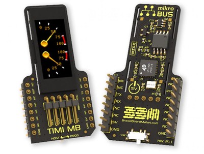 4D Systems TIMI-MB Displaymodul, 0,96 Zoll, 160x80 Pixel, 16MB Flash, 3 GPIO,