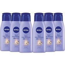 NIVEA Shea Nourish Body Lotion 2.5 Fl Oz Pack of 6