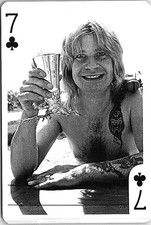 Ozzy Osbourne Black Sabbath Frontman Playing Card A11