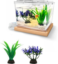 Aquarium Fish Tank Starter Kit with LED Lighting Gallon Fish Tank USA