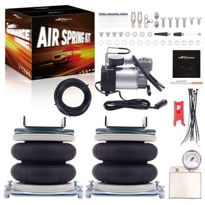 2X Federbalg Hinten + Kompressor Kit for Vauxhall Opel Movano X62 FWD 2010-