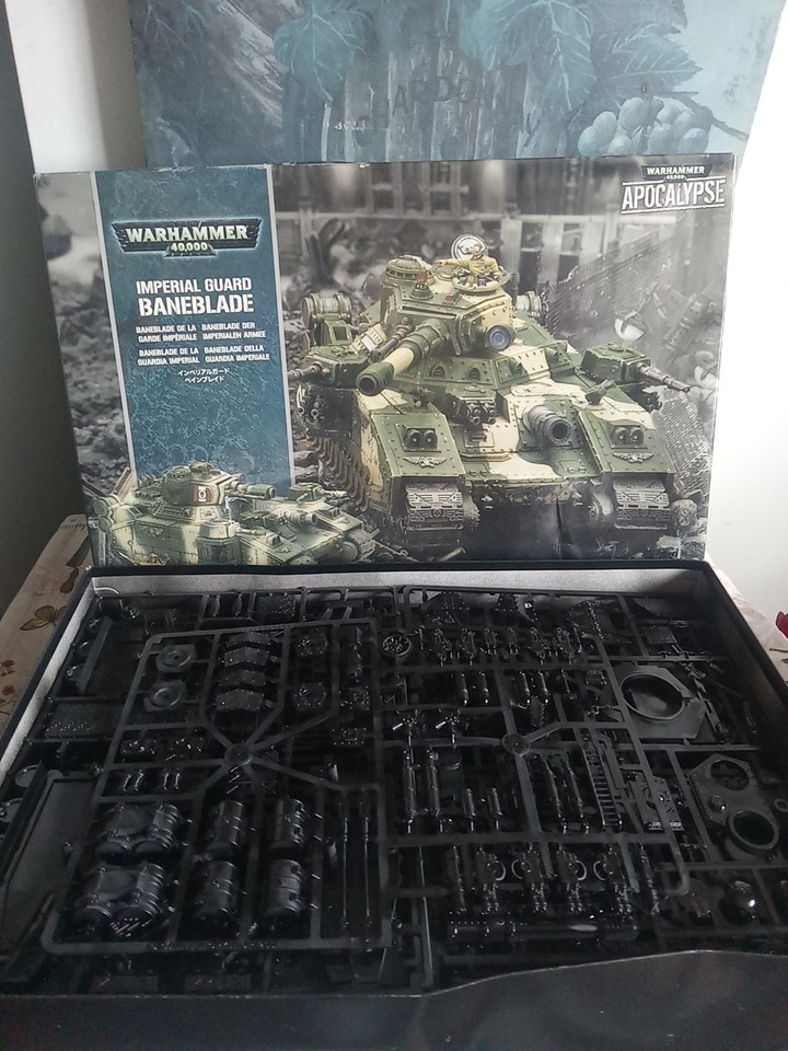 Warhammer 40k Astra Militarum Bits Baneblade Main Turret Hellhammer Cannon - Foto 4