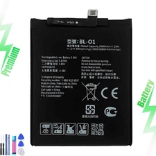 BL-O1 Replacement Battery For LG K20 2019 K8+ LM-X120EMW LM-X120 2900mAh + Tools