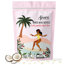 Ajoura 1lb Refill Wax Beans for Hair Removal Kit, Brazilian Coarse Waxing for Bi