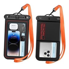 Floating Waterproof Phone Pouch, Large Waterproof Cell Phone Case, IPX8 Phone