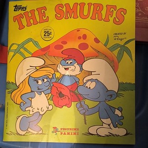 Panini The Smurfs Sticker Album Special Edition 1982 Empty