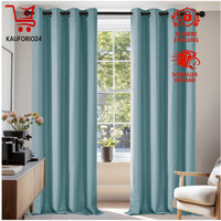 Verdunkelungsvorhang 245X140 Cm Himmelblau 2Er Set Blickdicht