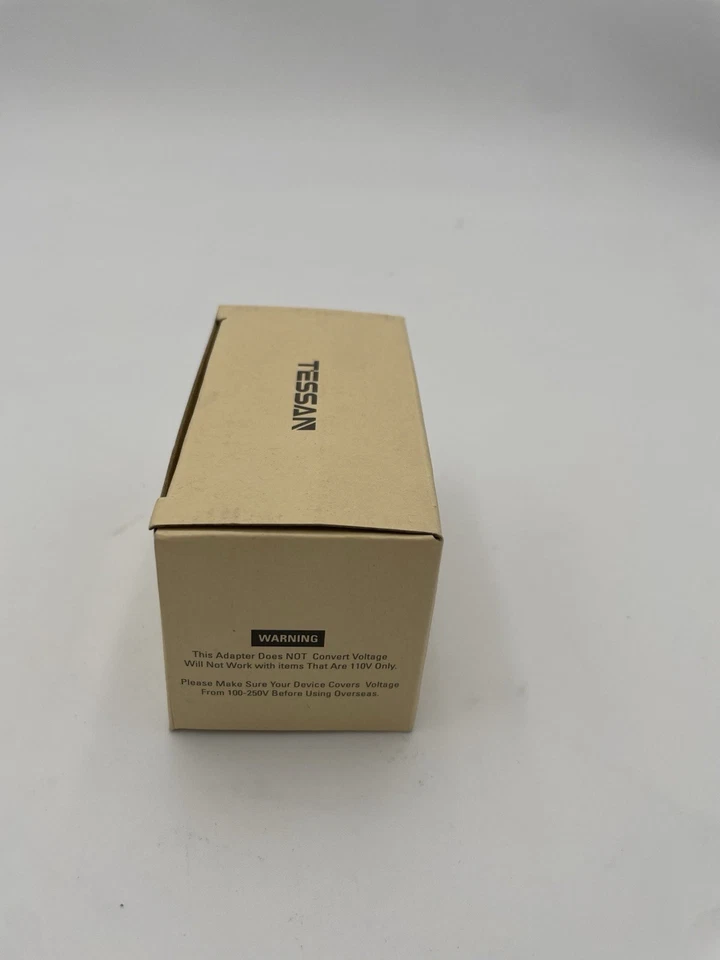 Adaptador de enchufe de viaje TESSAN 10 unidades con USB, enchufe de EE. UU. a Reino Unido, NUEVO en CAJA Foto 4 de 4