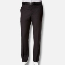  136 Marc New York Men's Black Textured Modern-Fit Dress Suit Pants Size 31W 32L