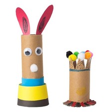 10 Pieces Cardboard Tubes Paper Towel Tubes for Handmade Projects Classroom