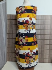 Soon Summer Sheath Dress Ladies Floral Luxury Zip Up Holiday Silhouette UK 16