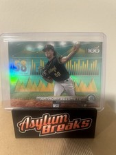 2024 Bowman - Bowman Scouts Top 100 - Anthony Solometo - Aqua /125 - Pirates
