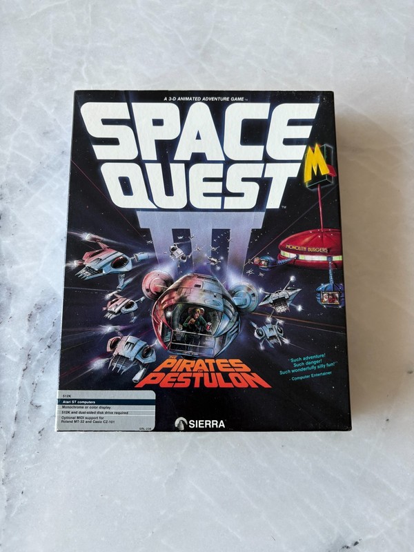 ATARI ST - SPACE QUEST 3 - SIERRA (ORIGINAL)