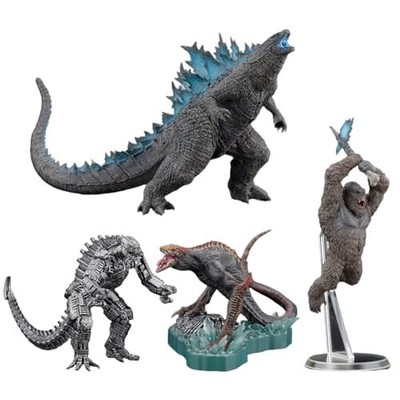Figuren Godzilla vs Kong Hyper Modeling PVC 4 Packungen Limited Edition