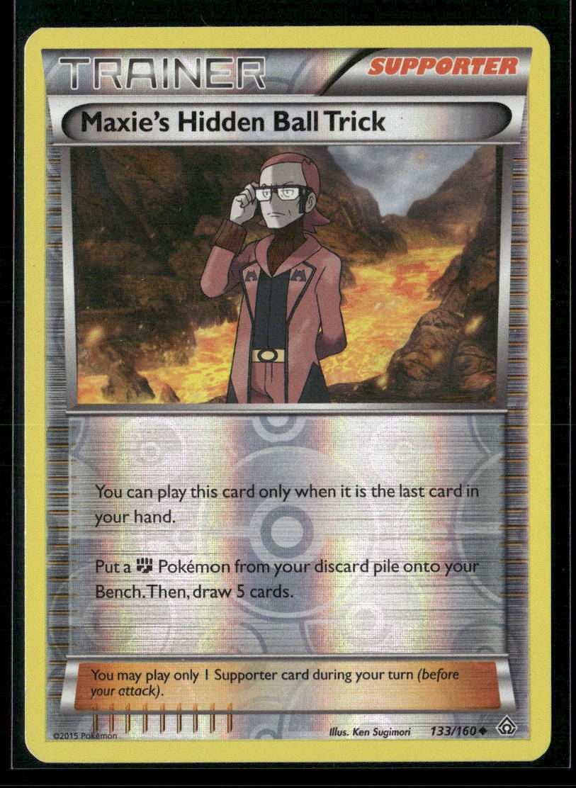 Maxie's Hidden Ball Trick Uncommon XY - Primal Clash 133/160 LP