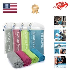 4 Pack Cooling Towel 40"x12", Gym Towels for Men and Women, Soft Breathable W...