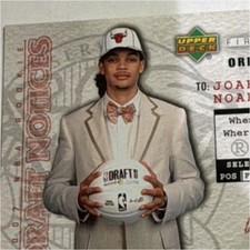 Upper Deck Draft Notices Joakim Noah Chicago Bulls #DN9 2007-08 Rookie Card