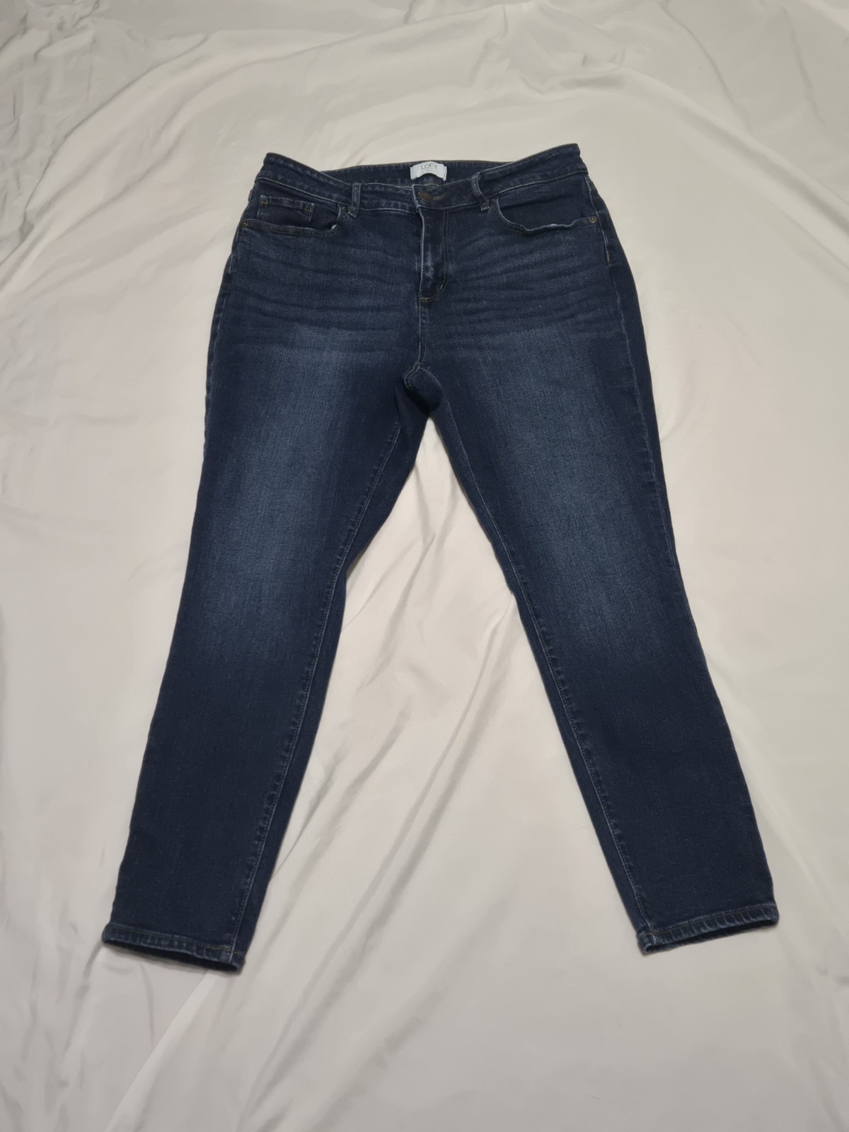 Dark Wash Blue Stretch Denim Women&rsquo;s Size 12 Petite