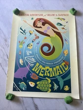 Disney Movie Rewards The Little Mermaid Ariel Poster Eric Tan 18x24 NEW LE!!