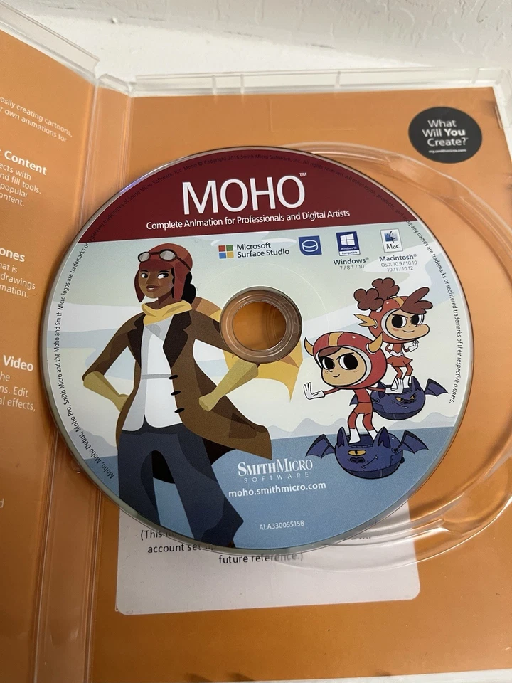 Smith Micro Moho Debut 12 Full Version Windows Mac Animation Software MHD12HDVD - Image 4 of 4