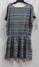 NWT - Ms. Long Drop Waist Shirt from Chaps - Green/Multi Stripe - Sz L (12/14)