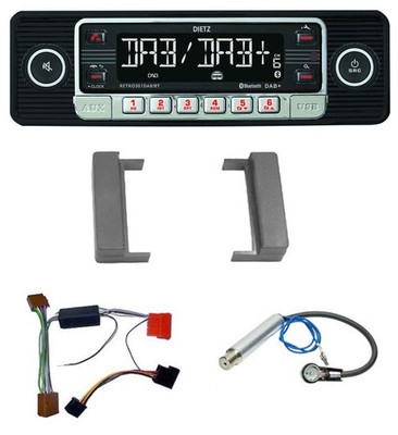 Dietz USB DAB MP3 Bluetooth Autoradio für Audi A2 A3 8L A4 B5 TT 99-06 Aktivsyst