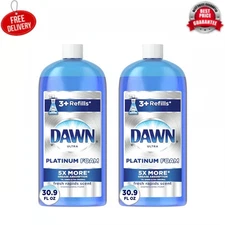Dawn Ultra Platinum Foam Dishwashing, Fresh Rapids Scent, 30.9 fl oz, 2pk