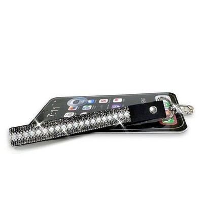 Jacqueline Kent Crystal Rhinestone Embellished Phone Wrist Strap