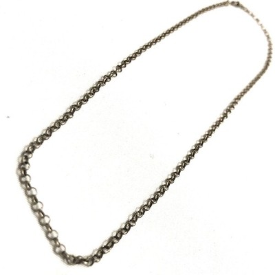 Vintage Sterling Silver Hand Made Linked Chain Necklace Taxco Pendant Navajo