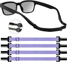 Adjustable Glasses Strap Eyeglasses Strap 4 Pack Sunglasses Strap No Tail Eye Gl