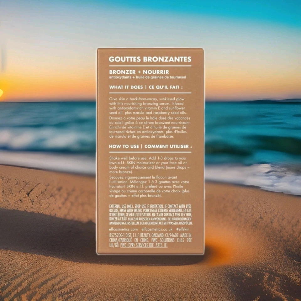 2 X e.l.f. SKIN Bronzing Drops ❤️ ROSE GOLD liquid bronz🔥 - Image 2 of 3